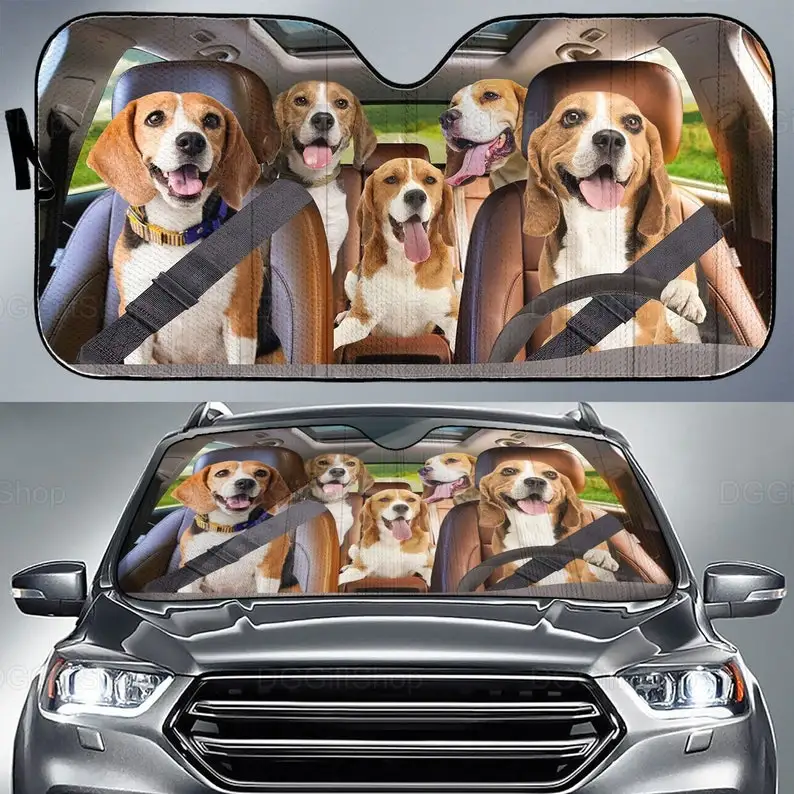 

Beagle Car Sunshade, Beagle Car Decoration, Beagle Lover, Car Auto Sun Shade, Gift For Him, Funny Beagle Sunshade, Beagle Decor