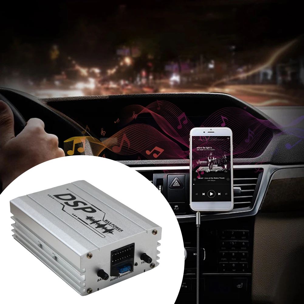 DSP Car Power Amplifier Support APP Control Audio Digital Sound Processor DSP Car Equalizer for Car Audio Enhancement