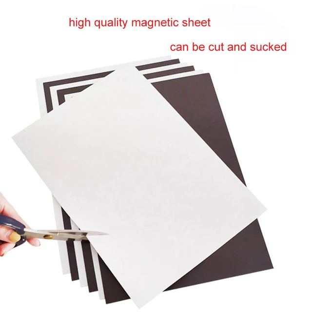 Flexible Thin Magnetic Sheet White PVC Magnet - China Rubber