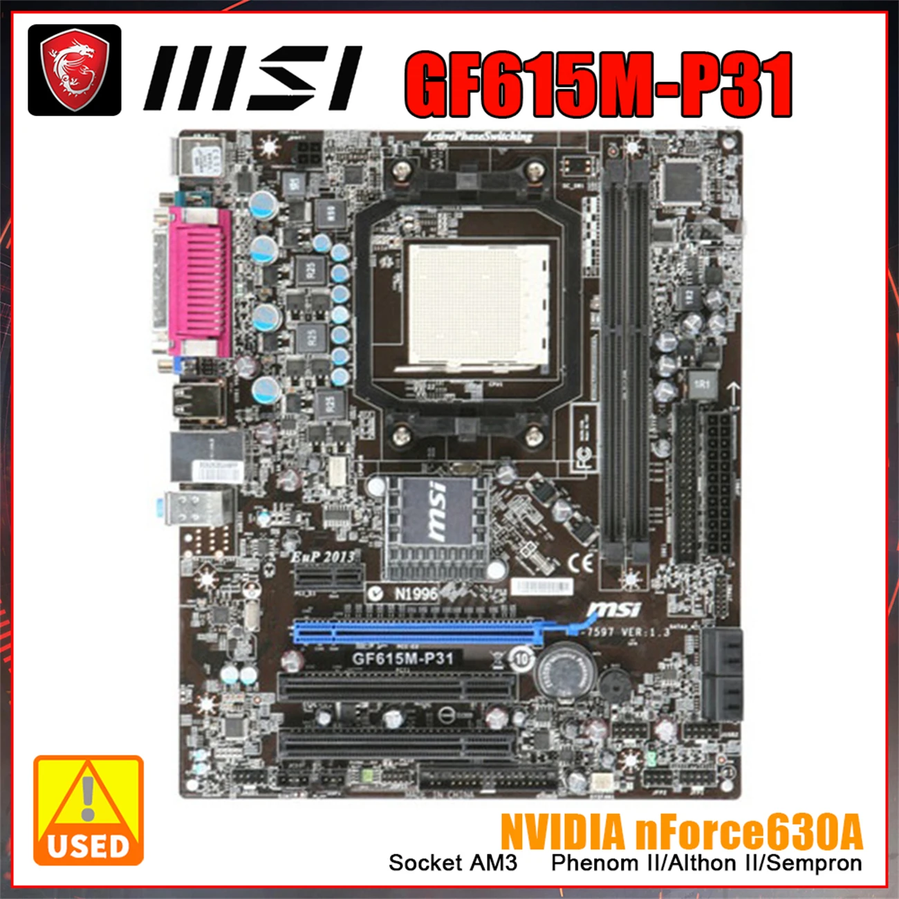 Msi N1996 Motherboard Details