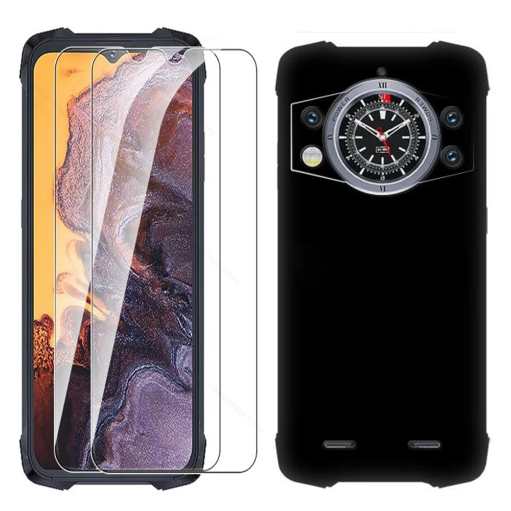 3-In-1 Glass + Cover In Silicone Per Cubot Kingkong 9 Custodia Proteggi Schermo In Vetro Temperato Per Cubot Kingkong 9