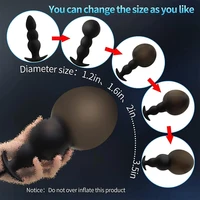 Silikon Erweitern Aufblasbare Abnehmbare Anal Plug Wasserdicht Butt Sex Spielzeug Prostata Anal Anus Pumpe Plug Dilatator Sex Spielzeug 2