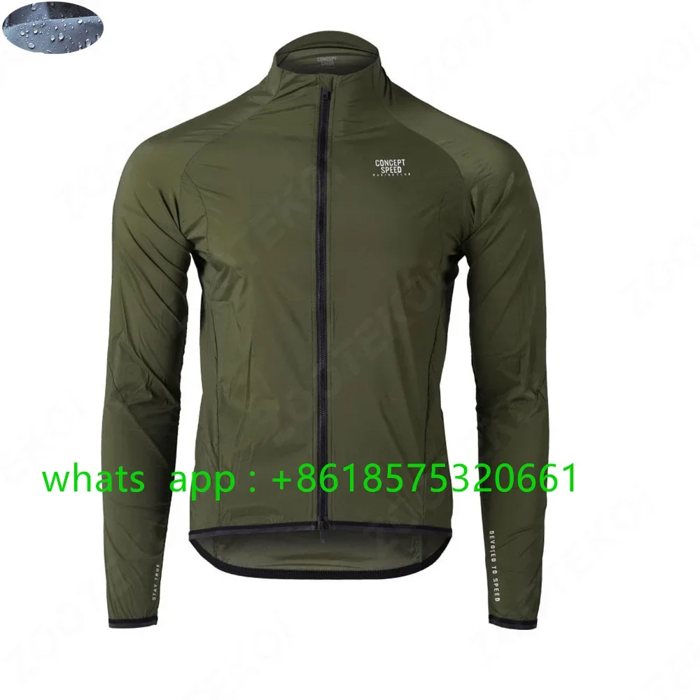 Concept Speed New Unisex Cycling Jacket Waterproof Windbreaker Lightweight Ultralight Long Sleeve Raincoat Summer MTB Bike Vest 4