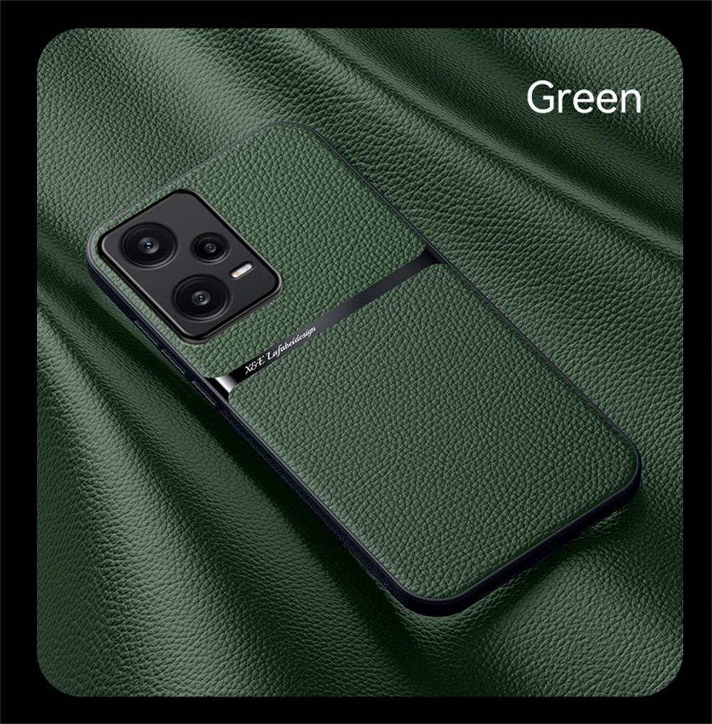 Coque de téléphone magnétique en cuir pour redmi note protection_voghion.com