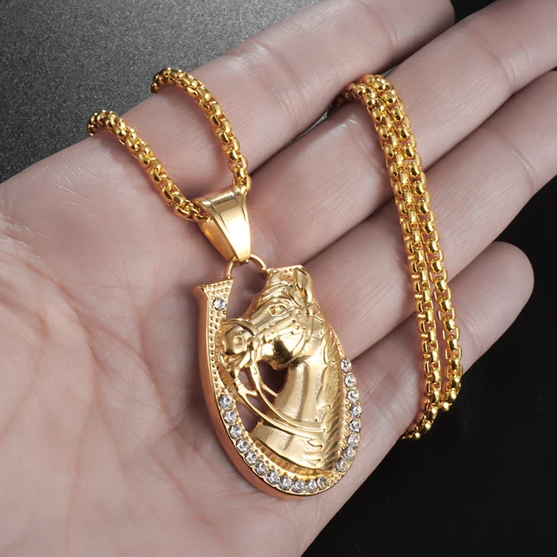 KINGWHYTE Collana Con Ciondolo A Forma Di Bussola, In Argento