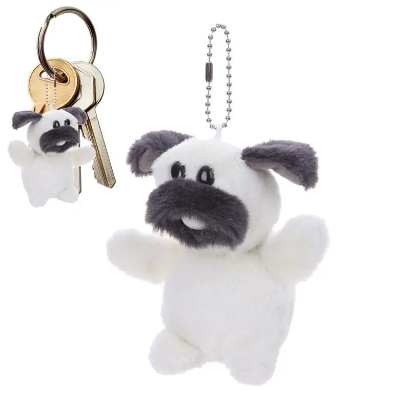 

Игрушка-пищалка в виде животного, брелок, плюшевое животное, собака, пищалка, подвеска, мягкие плюшевые сенсорные игрушки, брелок, мягкий брелок в виде животного