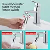 Kitchen Bathroom Pressurized Extension Foaming Faucet 720 Degrees Rotating Dishwashing Wash Face Rinsing Splash Proof Head 1
