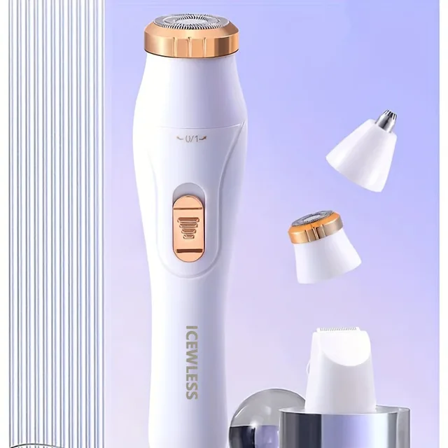 Electric Hair Trimmers for Women Waterproof Razor Painless Private Body Hair Removal Device shaver Bikini Arm Leg Face Shaving 2