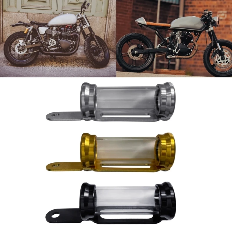 Motorcycles Metal Tax Disc Tube Holder Registration Label Stand Scooter Cylinder Paper Placing Tube Waterproof Universal
