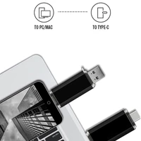 512GB OTG USB Flash Drive USB 3.0 Type C For iPhone ipad 128GB 256GB Pendrive Samsung Huawei Xiaomi Android Laptop Memory Stick 4
