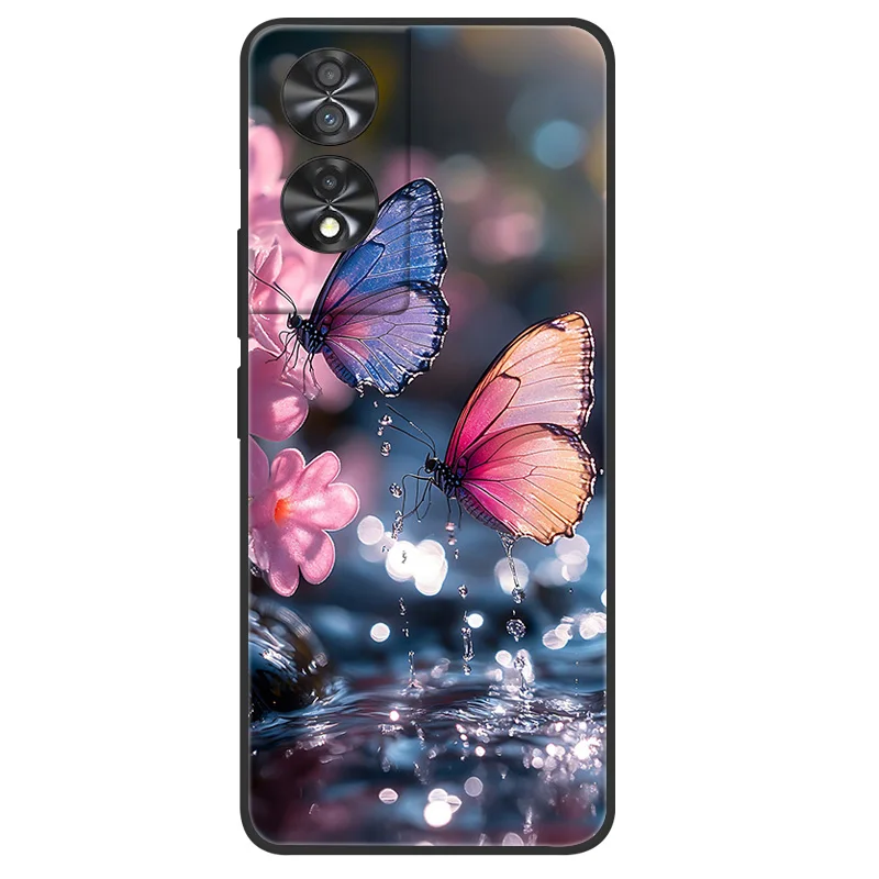 Elegant Marble Soft Matte Silicone Phone Case - Full Coverage Design, 6.78''