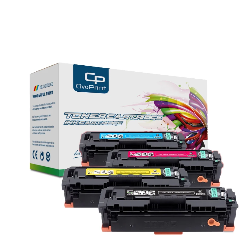

Civoprint New Color Toner Cartridge 216a W2410A Toner Compatible for Color Laser Jet Pro Printer MFP M183fw 182n M182n with chip