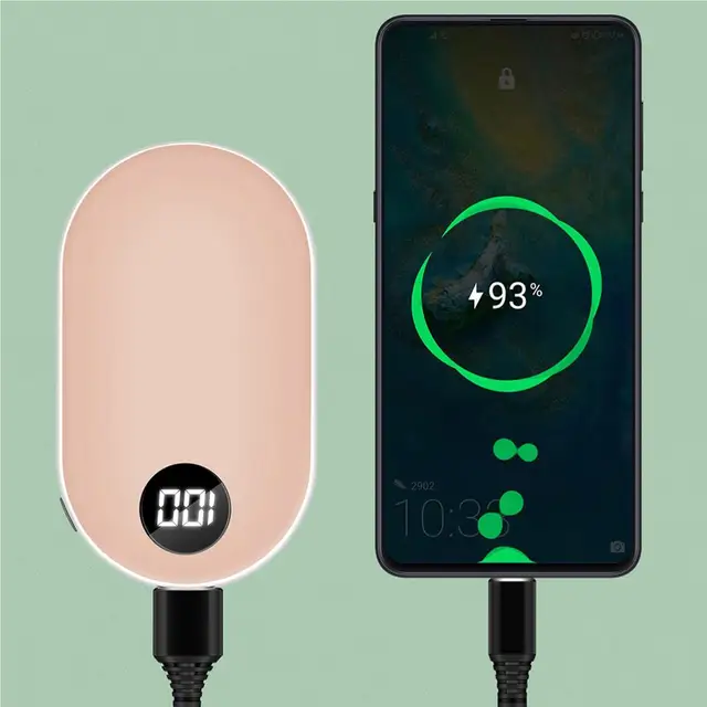 Multifunkcionális Kézmelegítő Három Üzemmód Usb Kettős Oldalú Fűtési Bank Újratervezhető Helymegtakarítás Téli Kültéri Kiegészítők - Image 3