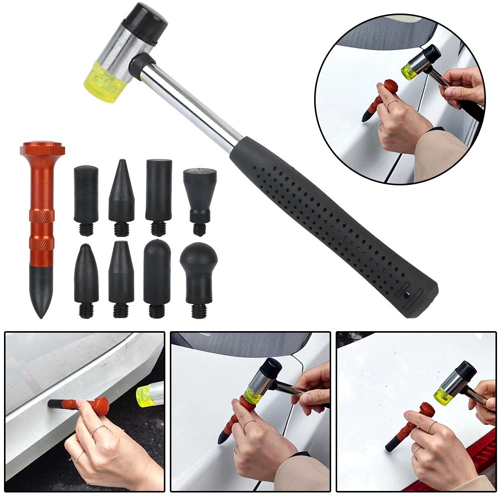 

Door Dent Dings Removal for Automotive Auto Dent Repair Hail Remover Tap Down Pen Car Paintless Dent Removal Painless Tools