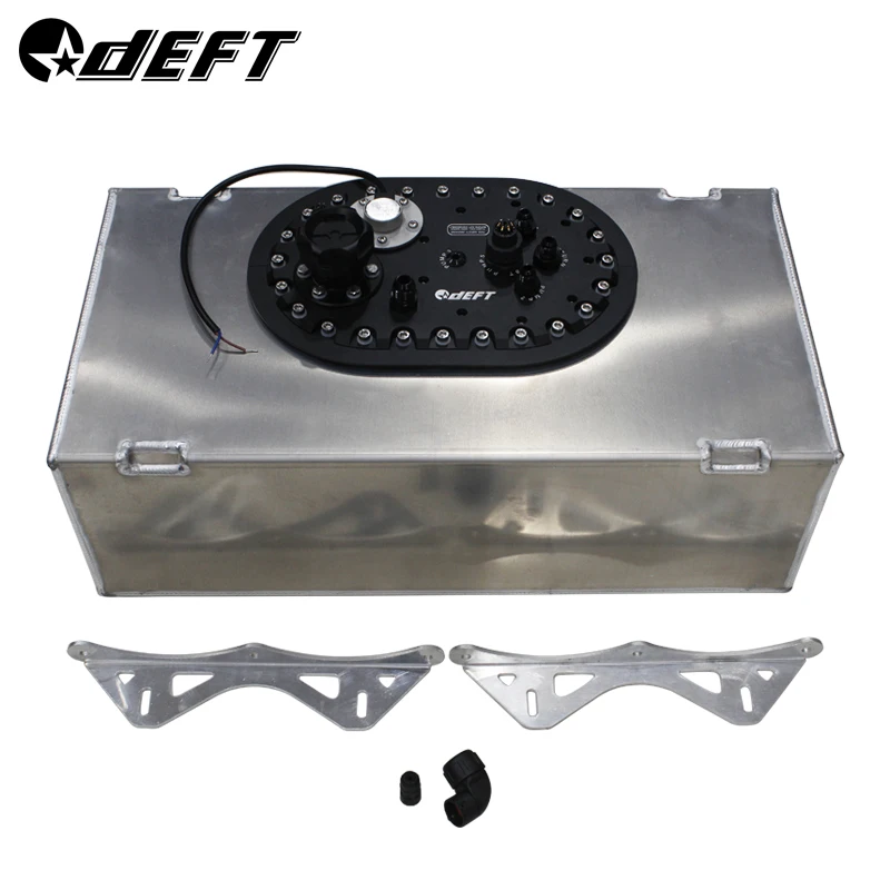DEFT 오프로드 차량 레이싱 드리프트 연료 탱크, 알루미늄 연료 탱크, 30L 플라스틱 커버, 센서 포함