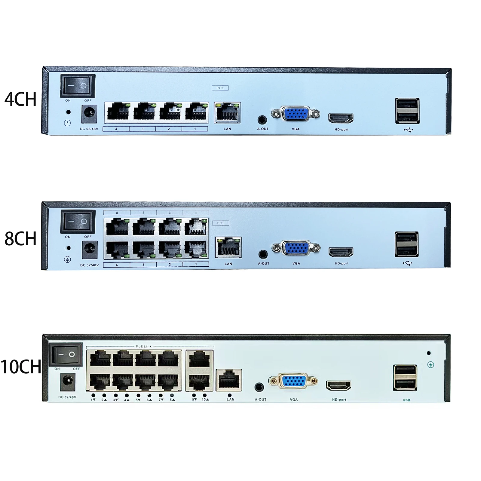 Gadinan 8MP 4K PoE NVR 보안 카메라 시스템 야외 방수 지능형 적외선 야간 투시경 3.6mm 모션 감지 오디오