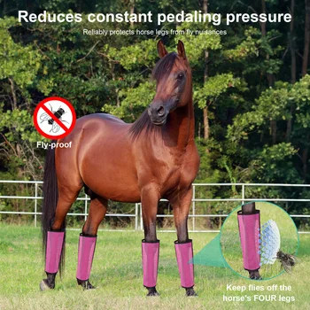 Horse Fly Protection Leg Wraps 7