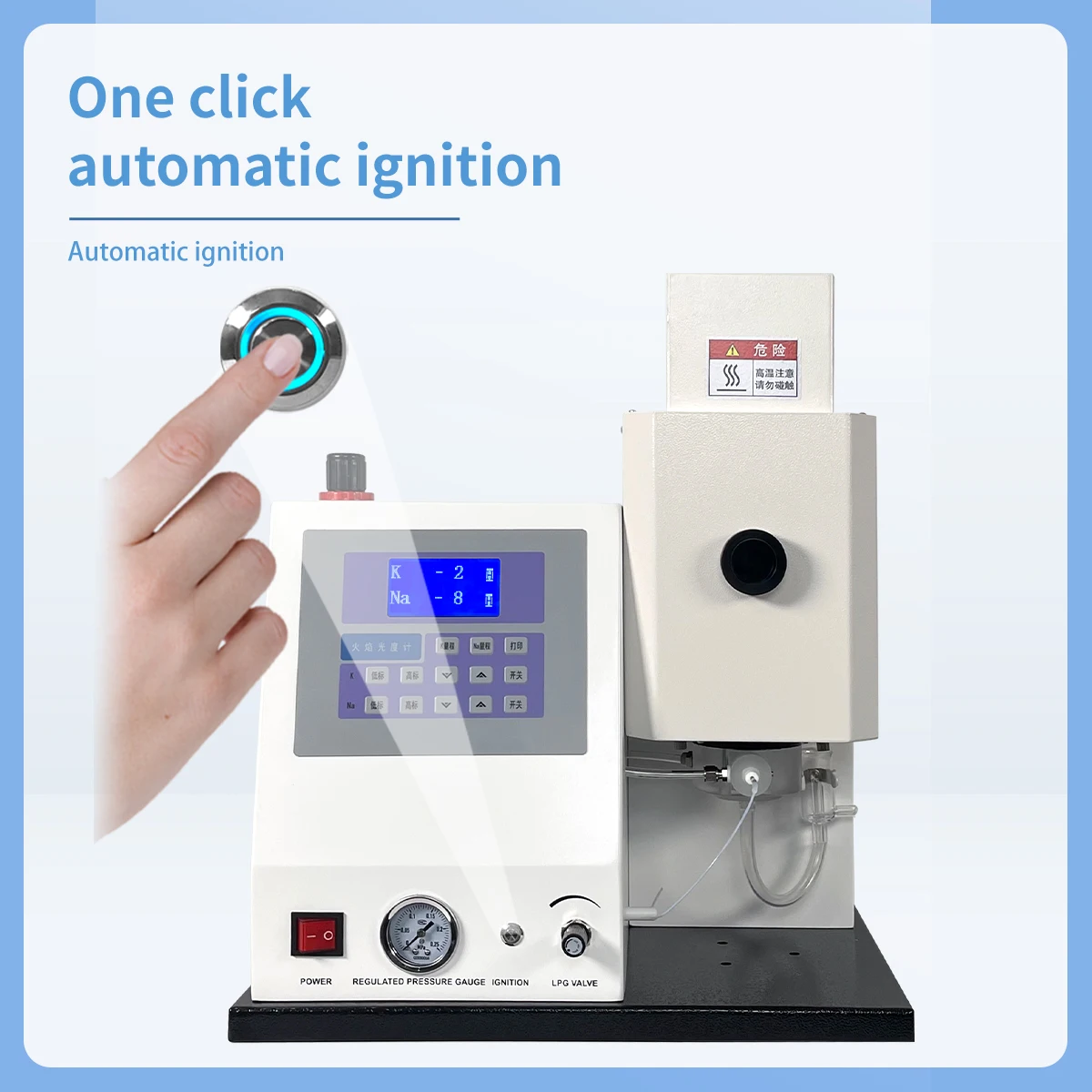 Flame photometer FP6400/6410/6420 Laboratory potassium, sodium, lithium soil, fertilizer and cement