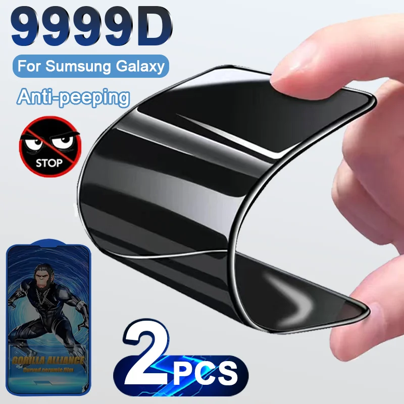 

Антишпионская защитная пленка HD для экрана, керамическая закаленная пленка для Samsung Galaxy A54, A52, A53, A52S, A51, A73, A72, A71, A70, A34, пленка с полным покрытием