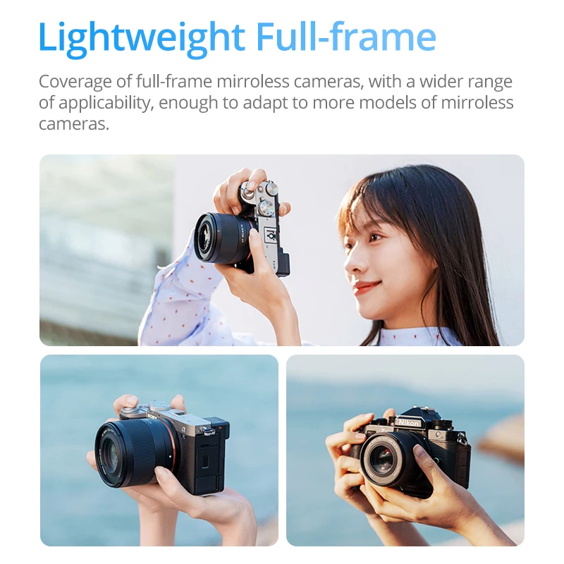 빌트록스 AF 50mm F2.0 에어 FE/Z 풀프레임 렌즈 자동 초점 프라임 카메라 렌즈 (니콘 Z, FE 마운트 미러리스 카메라용)