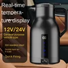 12V 24V 220V Car Water Boiling Electric Kettle Trucks with Quick Boiling and Insulation Fast Heating Car Electric Kettle 1000ML 2