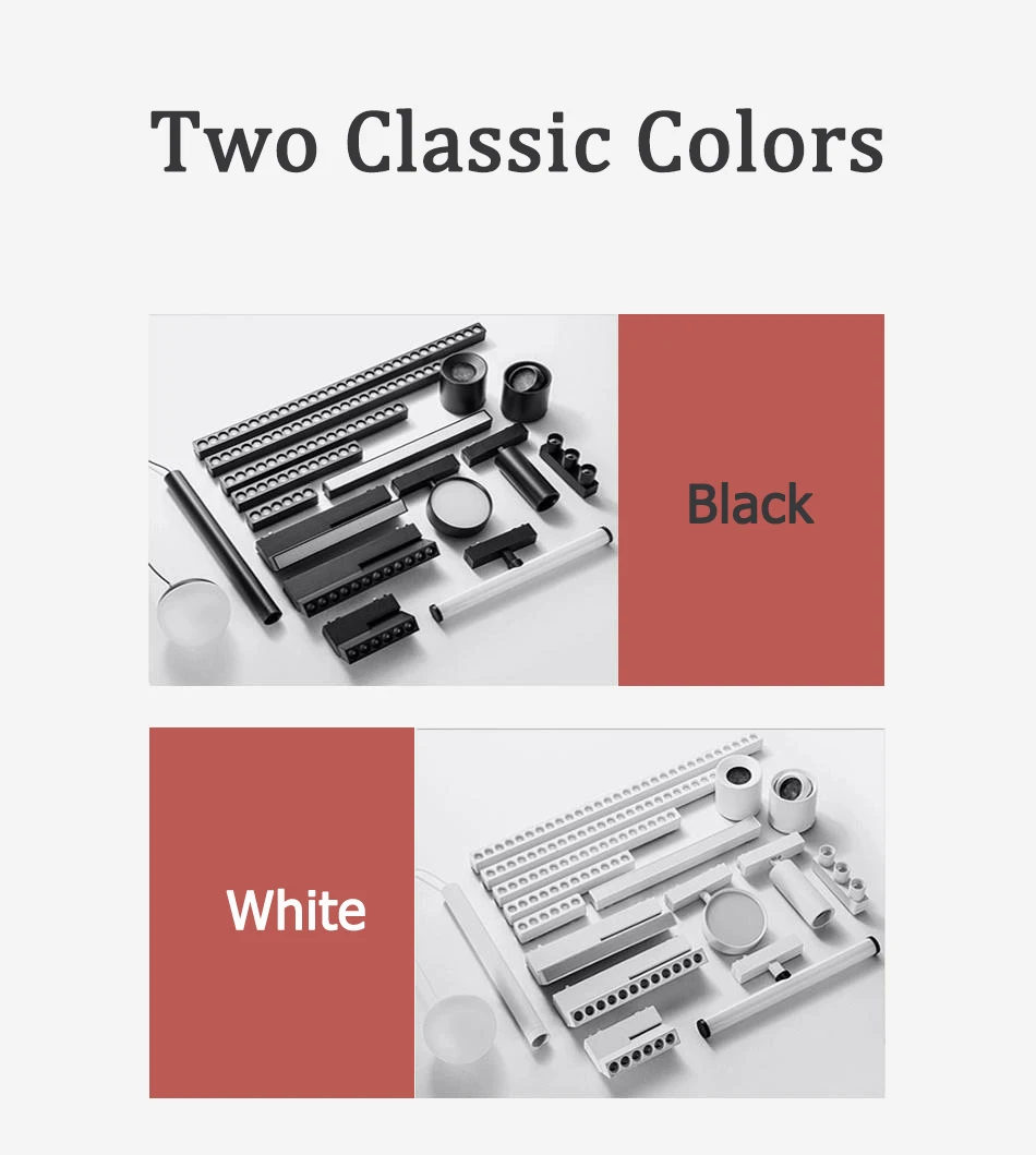 Description Picture 3 of itemMagnetic Led Track Lights 6mm Ultra Thin 48V Surface Mount Ceiling Light System Black Magnet Rail Lamp Spotlight for Living Room