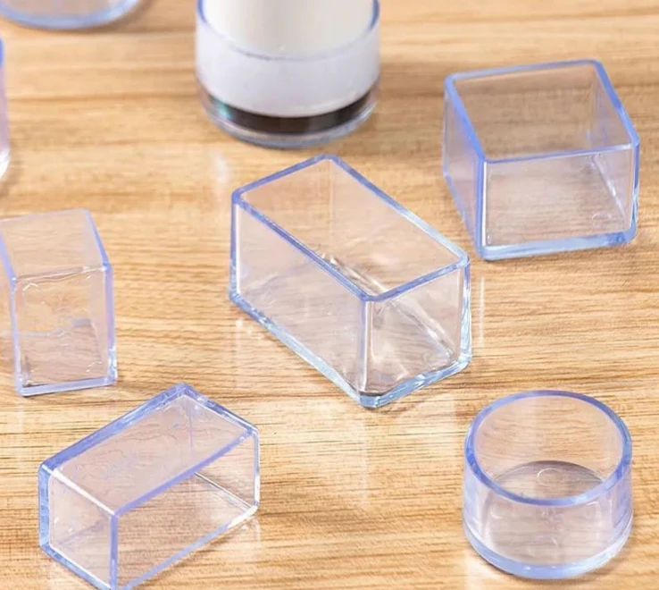 Enhanced Furniture Leg Protection Caps - Rubber Floor Protectors and Leveling Feet Covers