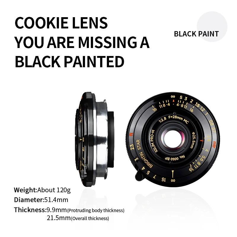 Фото Brightin Star 28 мм F2.8 полнокадровая беззеркальная камера, портретный объектив Leica M Bayonet для камеры Leica №2