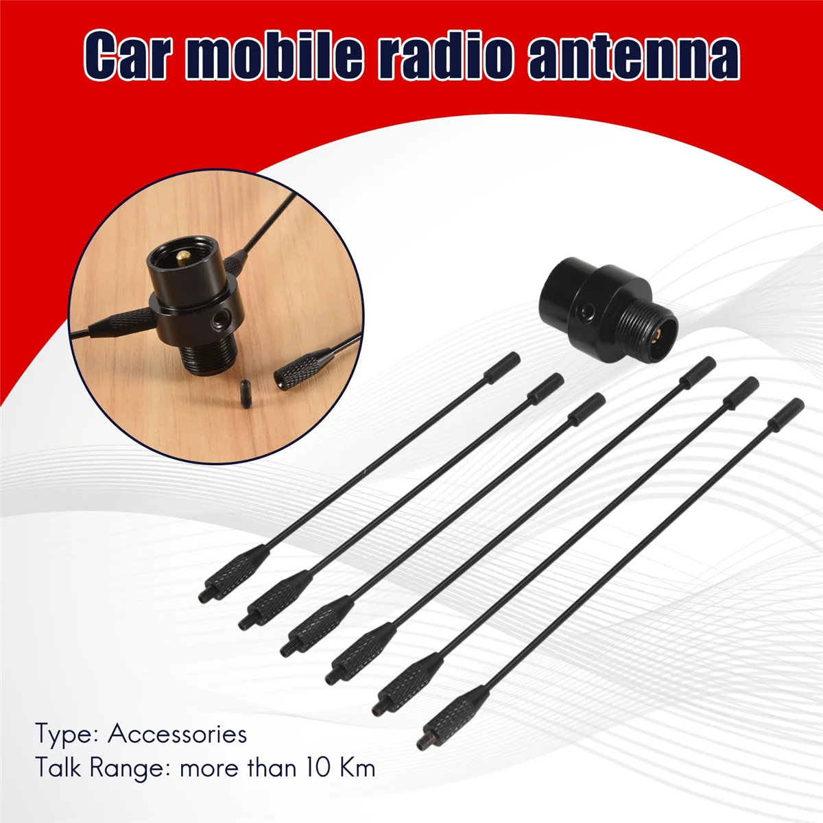 Mobile radio omnidirectional antenna for Nagoya RE-02
