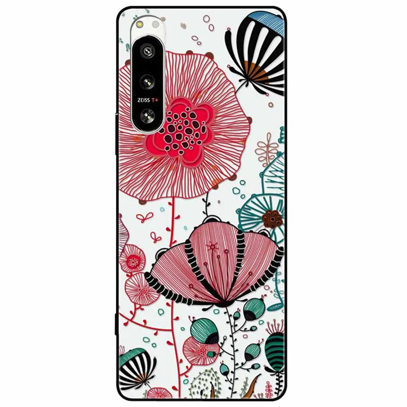 Cute 3D Embossed Relief Soft Silicone Back Cover with Cartoon Design