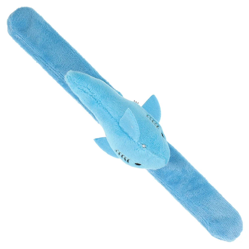 

Shark Slap Bracelet Children Stuffed Animal Bracelets Animal Wristband Shark Plush Slap Bracelets Animal Hugger Snap Wrist