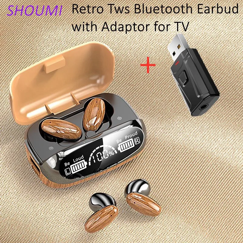 Наушники-вкладыши Shoumi беспроводные TWS с поддержкой Bluetooth и USB-адаптером |