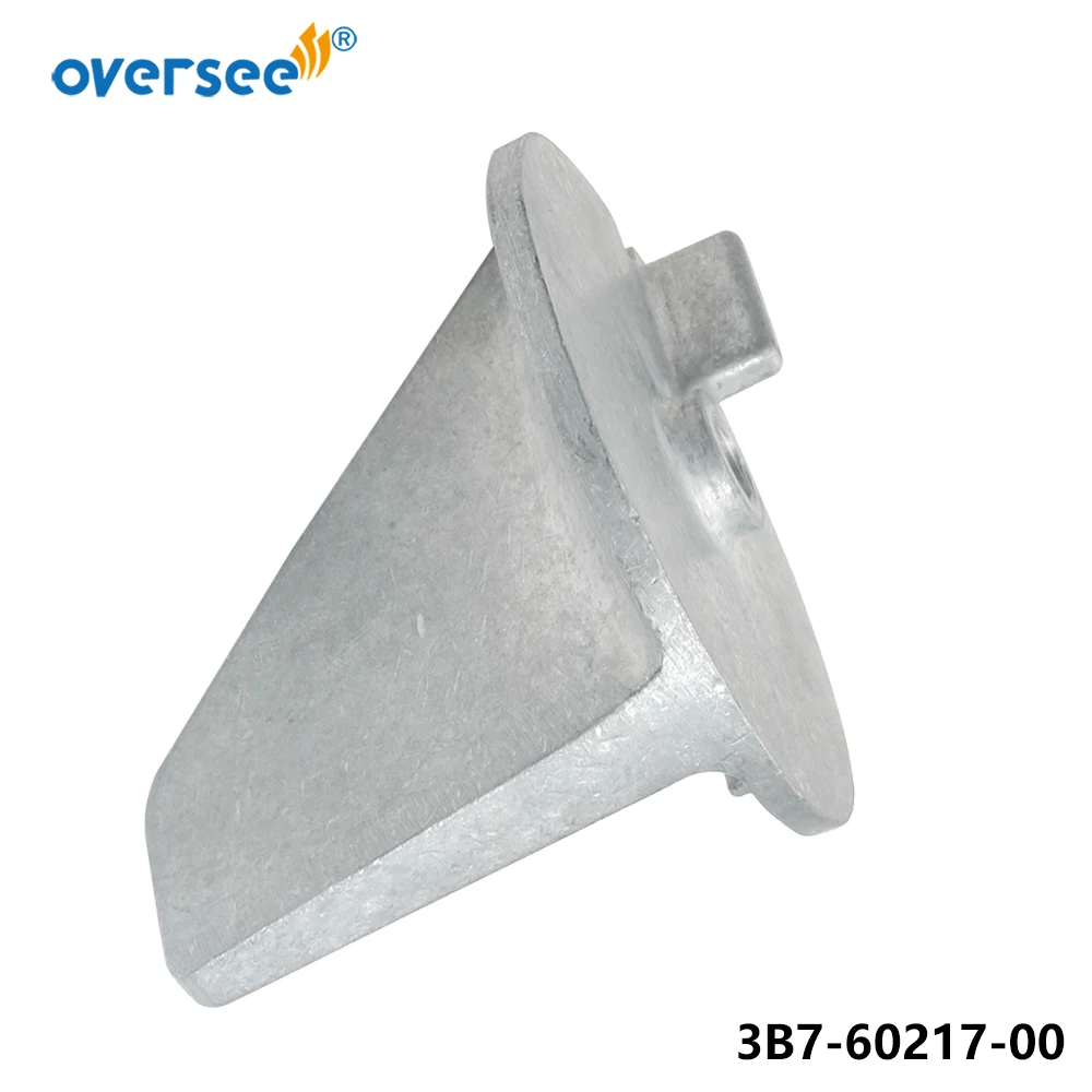 Zinc anode trim tab for Tohatsu Outboard Motor 2T 60HP 70HP 90HP 115HP 140HP 3B7-60217