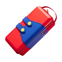 EVA Portable Carry Case for Nintendo Switch - Durable Storage Bag and Protective Shell (Red)