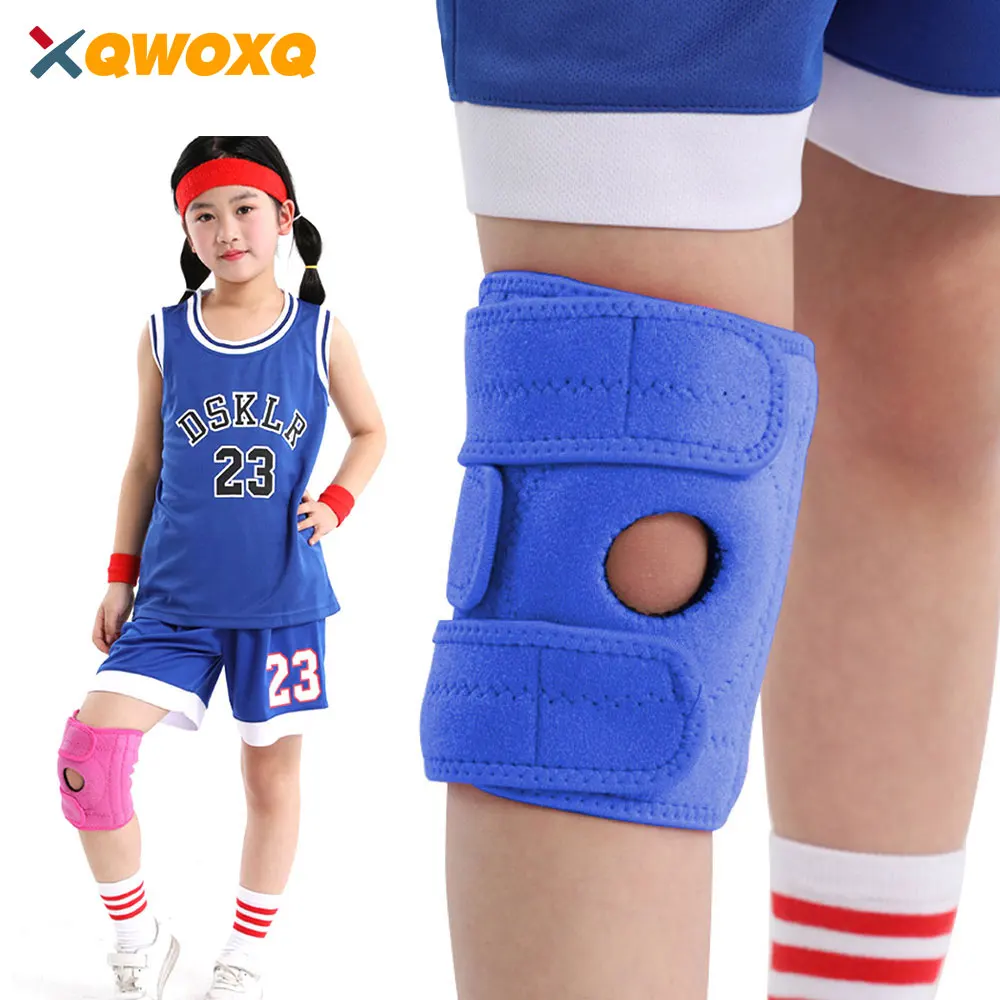 

1 PCS Kids Knee Brace, Open Patella Stabilizer with Straps Knee Pads Support for Arthritis, ACL, Relieves Pain,Basketball,Sports