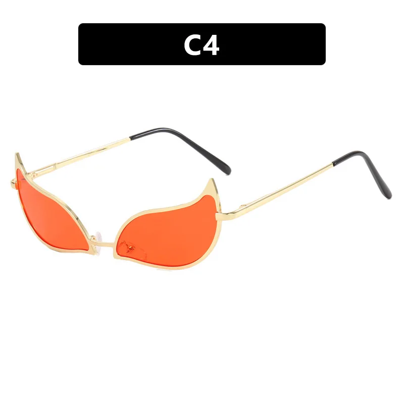 Anime Doflamingo Glasses Accessories One-piece Cosplay Props cat eye metal  sunglasses women men 2023 rave party punk glasses - AliExpress