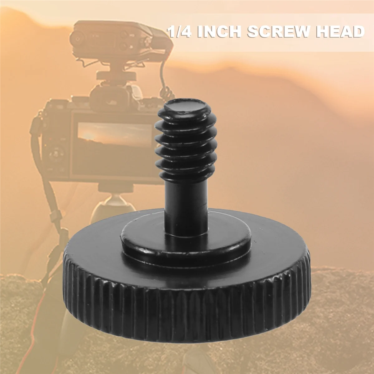 Camera Quick Release Thumb Screw with L Bracket Mount Adapter (Pack of 2)