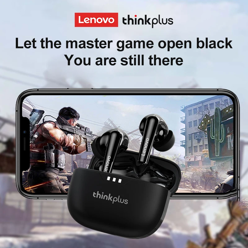 10pcs Lenovo LP3 Pro Wholesale 2pcs Original lp3pro Wireless Bluetooth Headphones HiFi Stereo Earbuds Noise Reduction With Mic 6