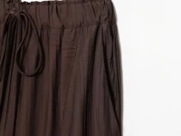 Autumn new women's loose and simple V-neck long sleeved shirt with elastic waist and wide leg pants set - Image 5