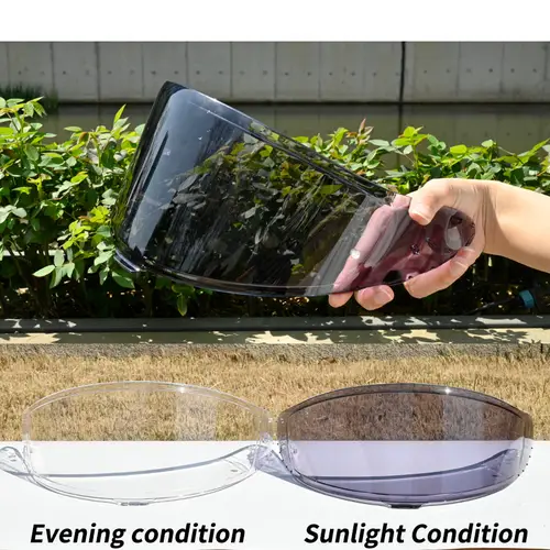 Photochromic Visor for SHOEI RF1400 RF-1400 NXR2 CWR-F2 Z8 CWR-F2R X15 X-15 X-Fifteen X-SPR Pro Autochromic Lenses Helmet Shield - Image 2