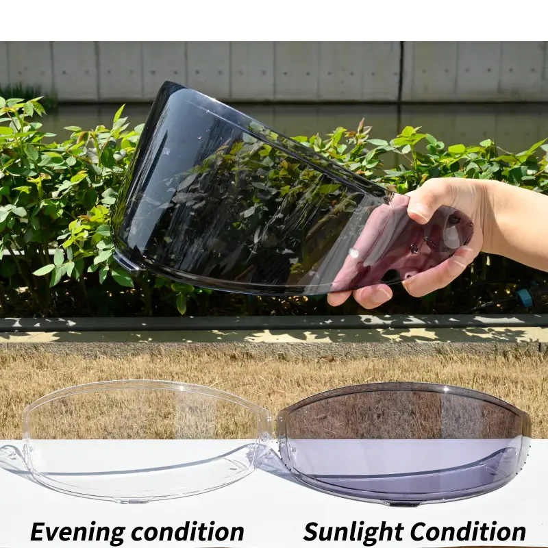 Photochromic Visor for SHOEI RF1400 RF-1400 NXR2 CWR-F2 Z8 CWR-F2R X15 X-15 X-Fifteen X-SPR Pro Autochromic Lenses Helmet Shield - Image 2