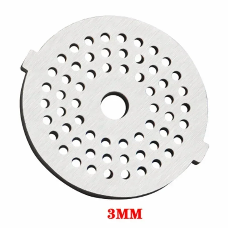 Meatball Maker 1pc Meat Grinder Plate Net Cut Meat Grinder Parts Elements Replace Stainless Steel Hole Plate 5 pattern to choose