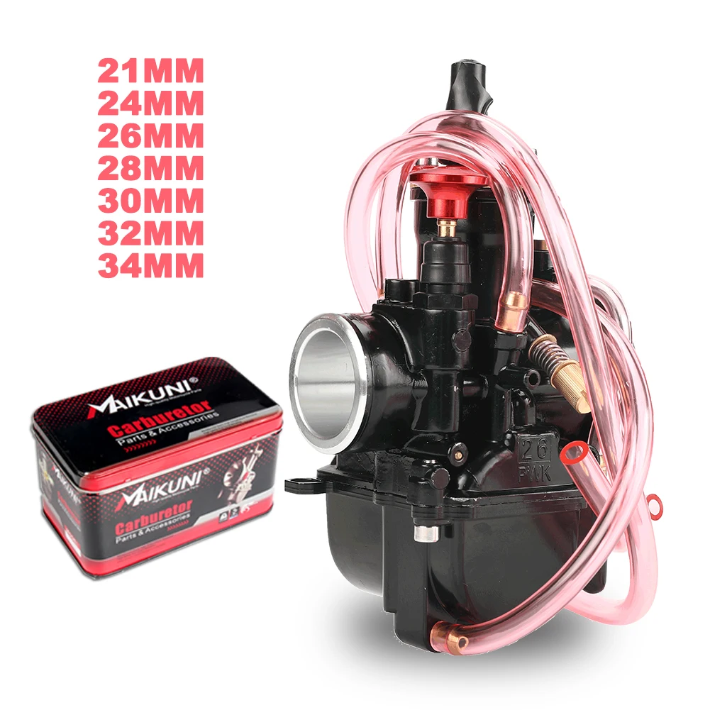 High Quality 21 24 26 28 30 32 34mm PWK carburetor for MAIKUNI 2T 4T engine  motorcycle scooter UTV ATV universal