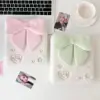 Cute Plush Photocard Binder Sleeves Book Photocard Holder A6 Binder 6 Ring Photocard Album for Photo Card Collector Book 6