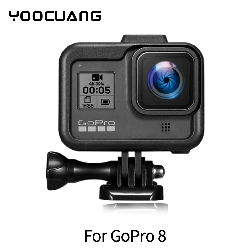 Per Gopro Hero 8 Black Action Camera Con Doppi Stivali Freddi Coperchio Laterale Della Batteria Copriobiettivo Per Gopro8 Gopro 8 Accessori