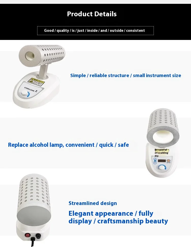 QW-MJ-15 Infrared Inoculation Loop Sterilizer Portable Flame Free Bacti Cinerato