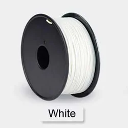 Premium PLA 3D Printing Filament - 250g, 1.75mm Diameter, 80m Length (White)