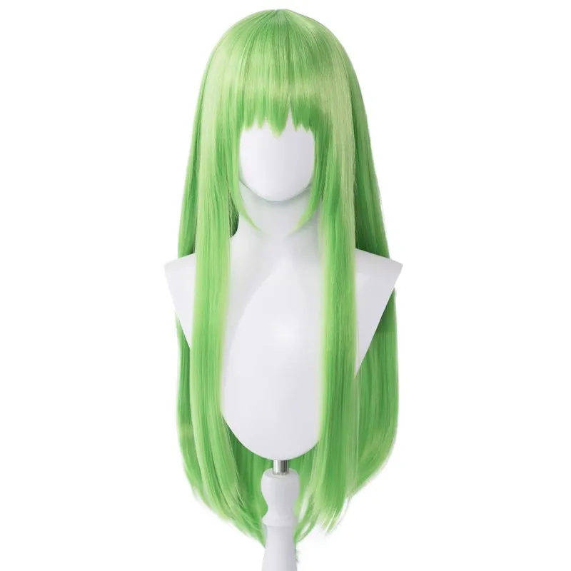 Code Geass C.C. Cosplay Costume with Wig for Women