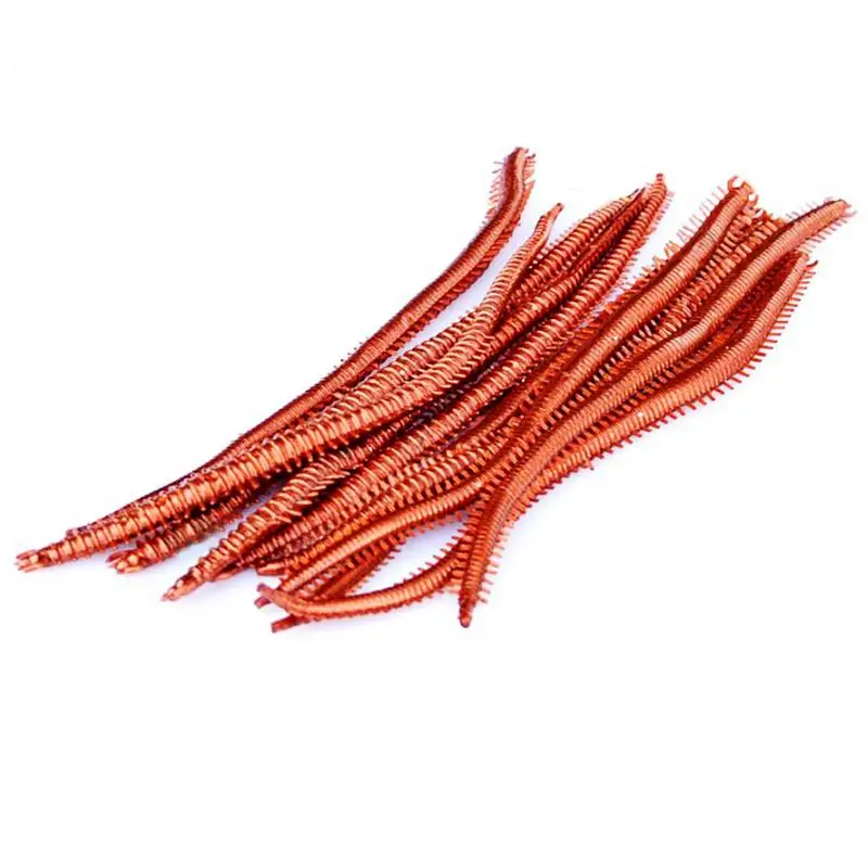 

20Pcs Earthworm Bait 20Pcs Earthworm Bait Soft Fake Earthworm Shape Fishing Baits For Snapper Bass Flathead Cod