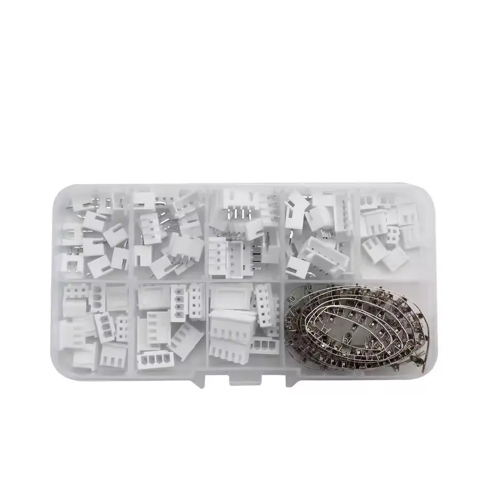 XH2.54 2p 3p 4p 5 pin 2.54mm Pitch Terminal Kit / Housing / Pin Header JST Connector Wire Connectors Adaptor XH 230pcs DIY Kits wire connector terminals wire connector electrical connectors electrical connector pin header cable connector